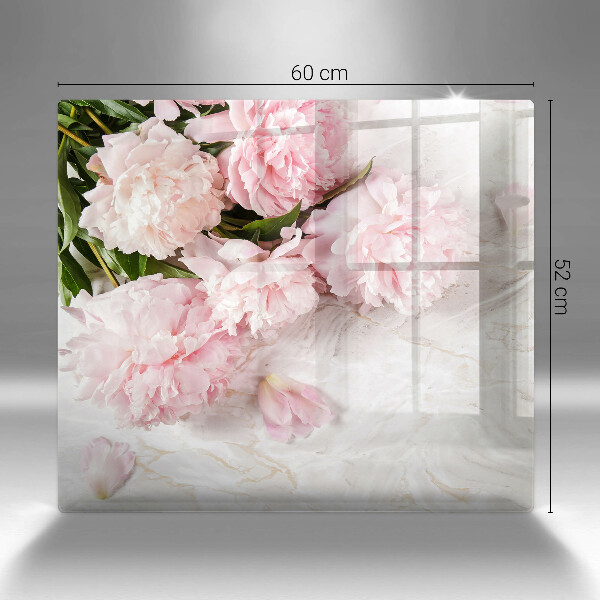 Tocător din sticlă Flori delicate de trandafiri