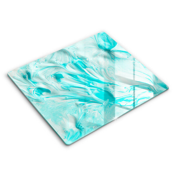 Tocător din sticlă Vopsele de abstractie