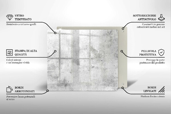 Tocător de bucătărie Textura de beton