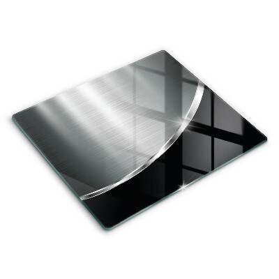 Tocător din sticlă Abstracție cu metal