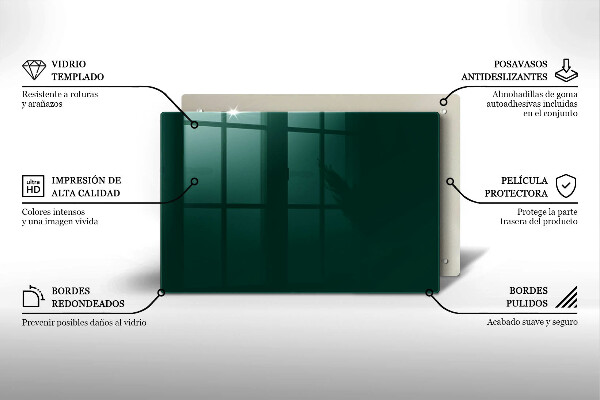 Tocător sticlă Culoarea verde