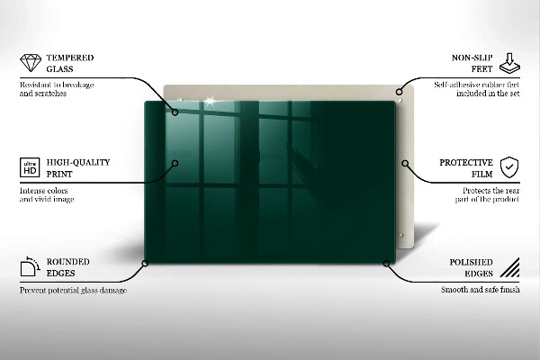 Tocător sticlă Culoarea verde