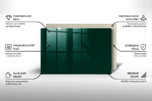Tocător sticlă Culoarea verde