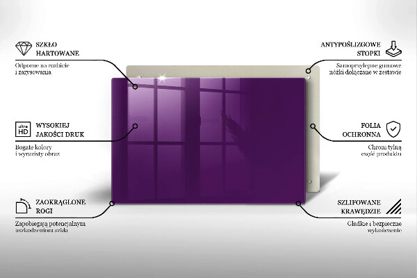 Tocător sticlă Culoare violet