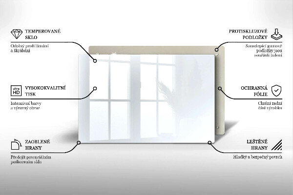 Tocător de bucătărie culoare alba