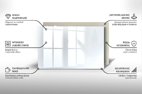 Tocător de bucătărie culoare alba