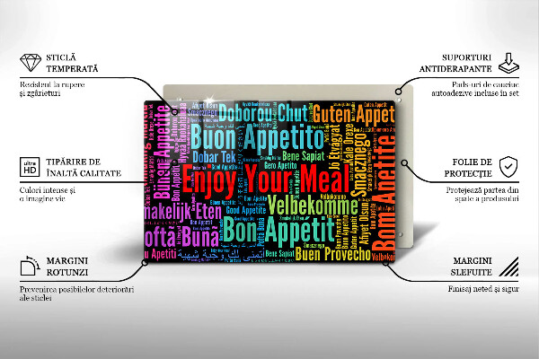 Tocător de bucătărie Subtitrări Bon appetit limbi
