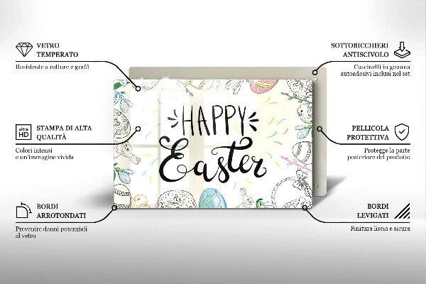 Tocător de bucătărie Happy Easter