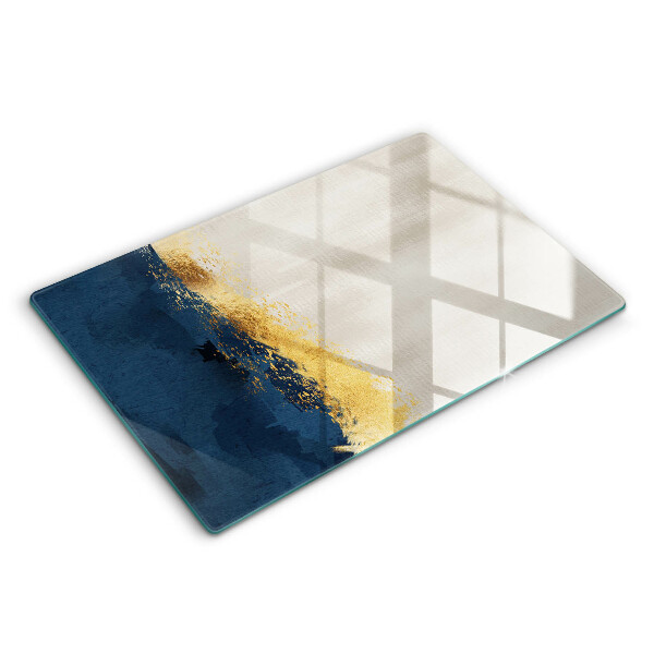 Tocător de bucătărie Abstracția aurului