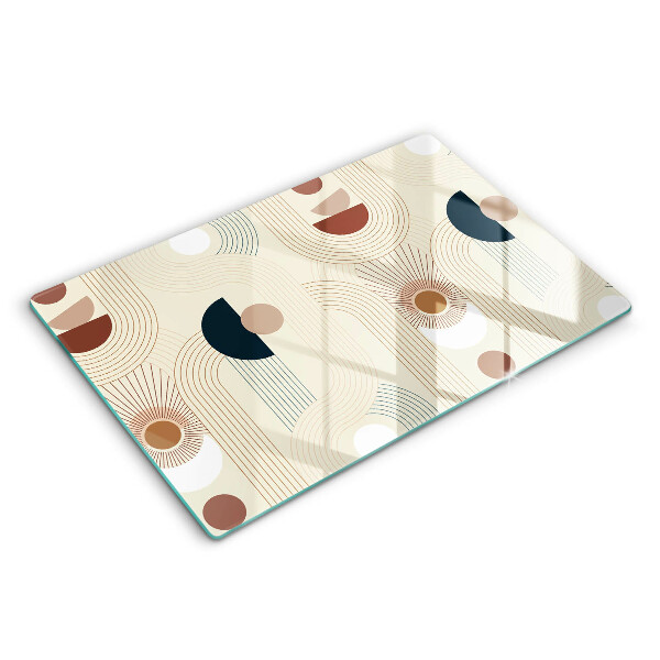 Tocător de bucătărie Forme cu geometrie Boho