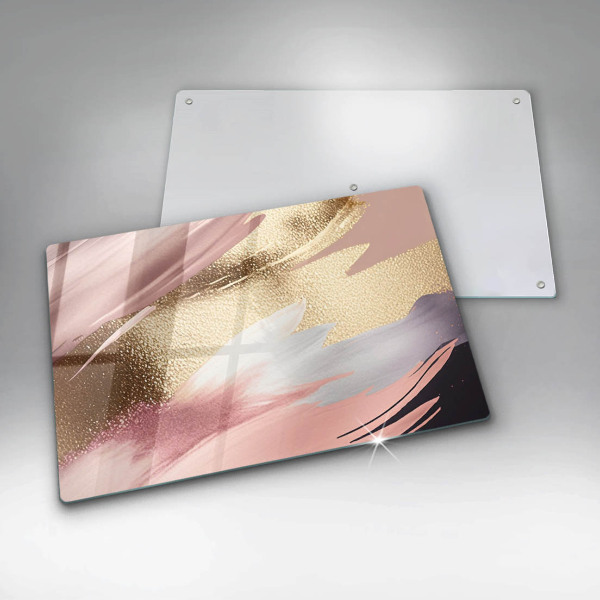 Tocător sticlă Pete pastelate