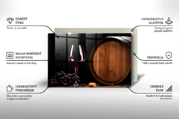 Tocător sticlă Pahar de vin butoi