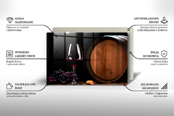 Tocător sticlă Pahar de vin butoi