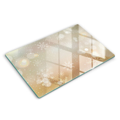 Tocător sticlă Fulgi de nea