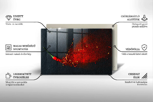 Tocător de bucătărie Ardei iute