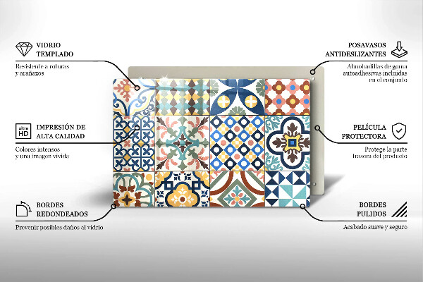 Tocător de bucătărie Placi decorative
