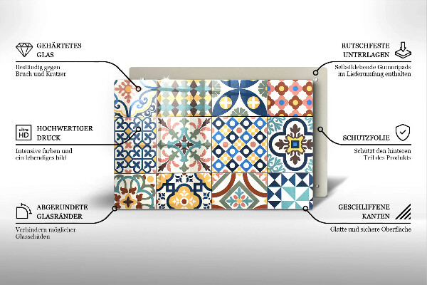 Tocător de bucătărie Placi decorative