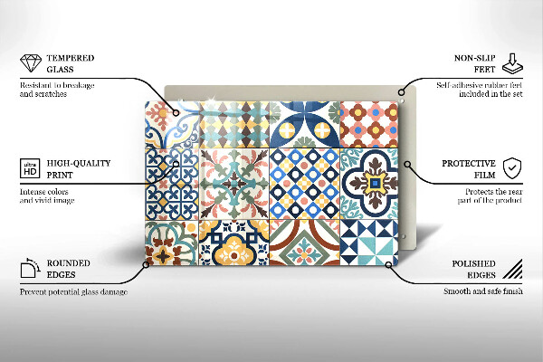 Tocător de bucătărie Placi decorative