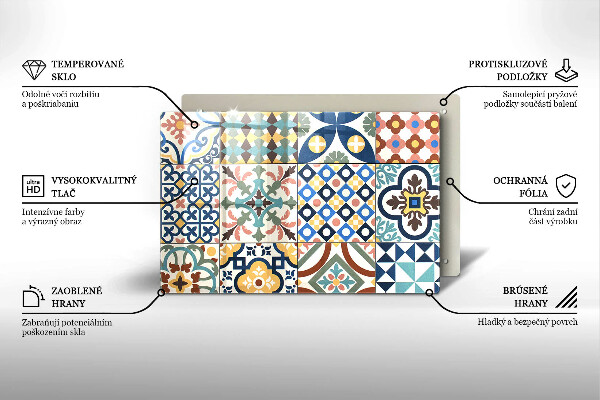 Tocător de bucătărie Placi decorative