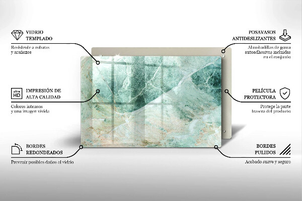 Tocător de bucătărie Structură de piatră