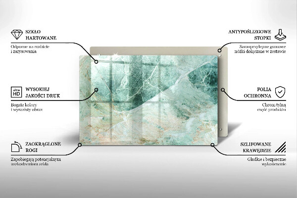 Tocător de bucătărie Structură de piatră