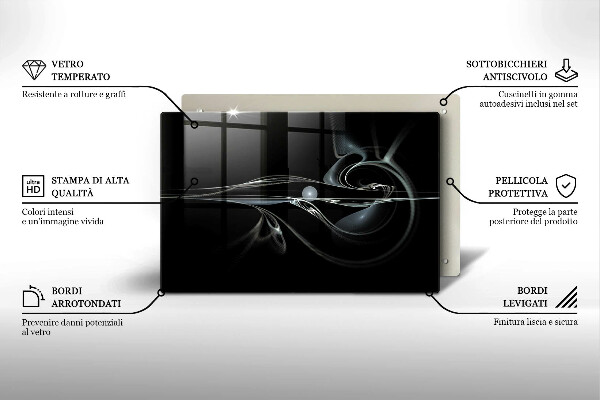 Tocător de bucătărie Abstracția modernă