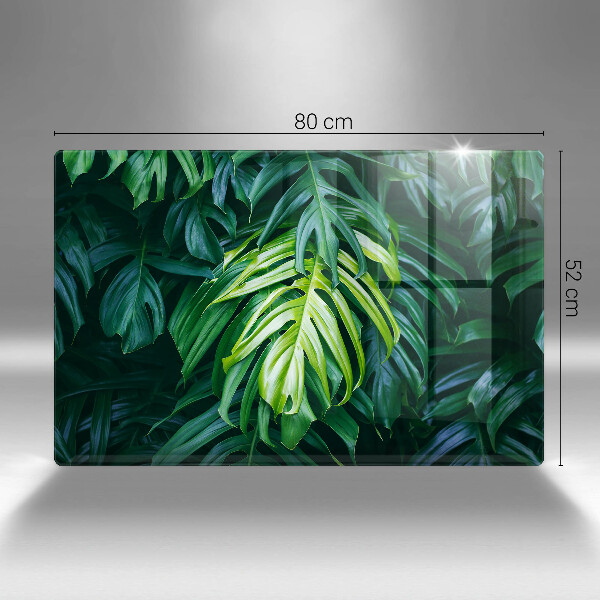 Tocător de bucătărie Frunze de monstera sălbatică