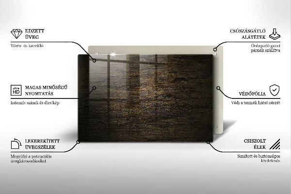 Tocător de bucătărie Textura scoarță de lemn