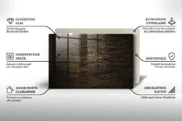 Tocător de bucătărie Textura scoarță de lemn