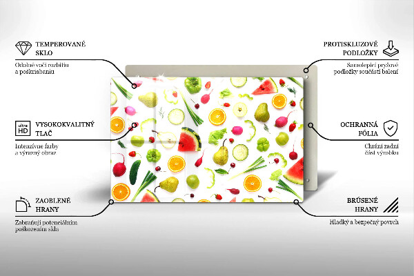 Tocător de bucătărie Model de fructe și legume