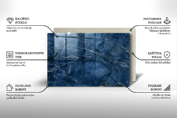 Tocător de bucătărie Textura piatră de marmură