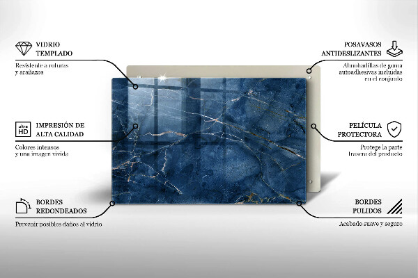 Tocător de bucătărie Textura piatră de marmură