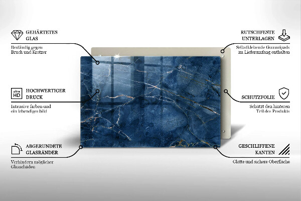 Tocător de bucătărie Textura piatră de marmură