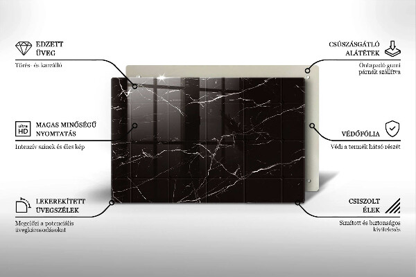Tocător de bucătărie Placi de marmură