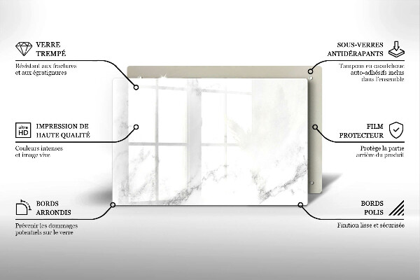 Tocător de bucătărie Marmură modernă