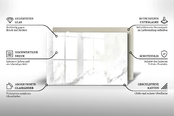 Tocător de bucătărie Marmură modernă