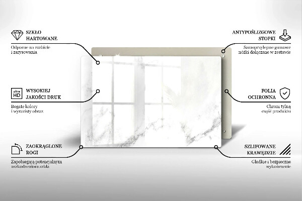 Tocător de bucătărie Marmură modernă