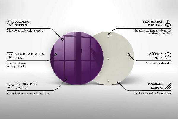 Tocător de bucătărie Culoare violet