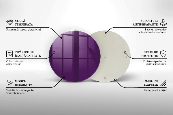 Tocător de bucătărie Culoare violet