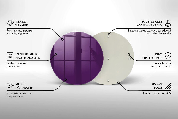 Tocător de bucătărie Culoare violet