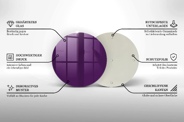 Tocător de bucătărie Culoare violet