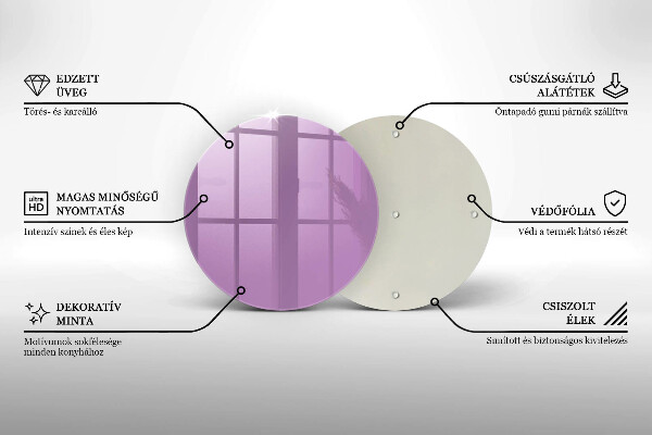 Tocător de bucătărie Culoare violet