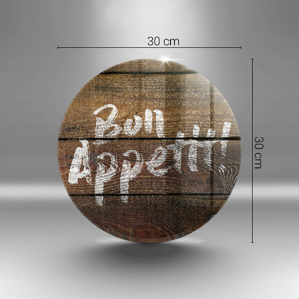 Tocător de bucătărie Plăci cu inscripții Bon appetit