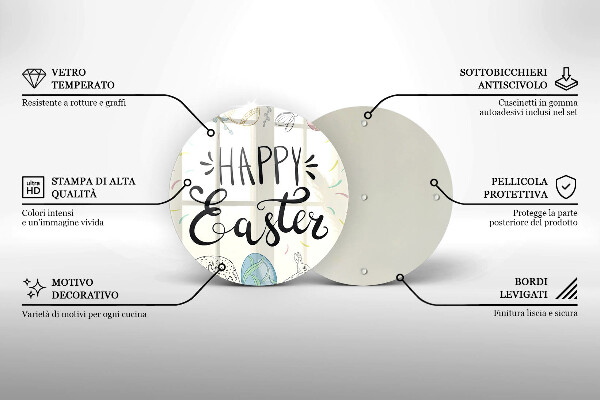 Tocător de bucătărie Happy Easter