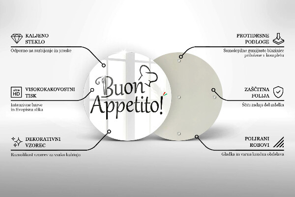 Tocător de bucătărie Buon Appetito!