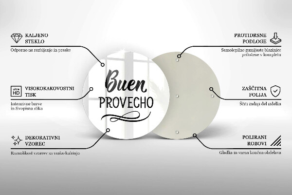 Tocător de bucătărie Buen provecho
