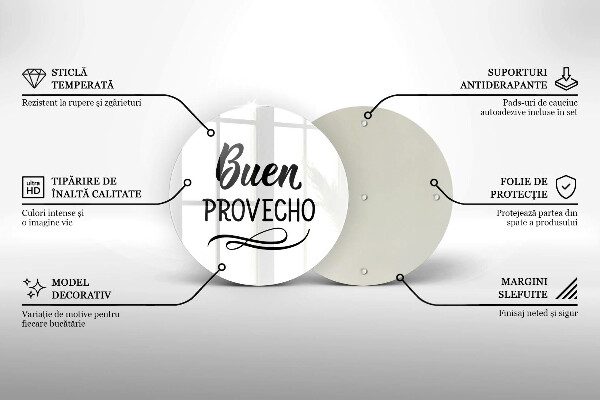 Tocător de bucătărie Buen provecho