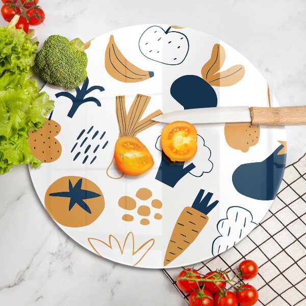 Tocător de bucătărie Ilustrație alimentară