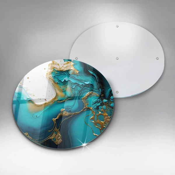 Tocător de bucătărie Abstracție turcoaz