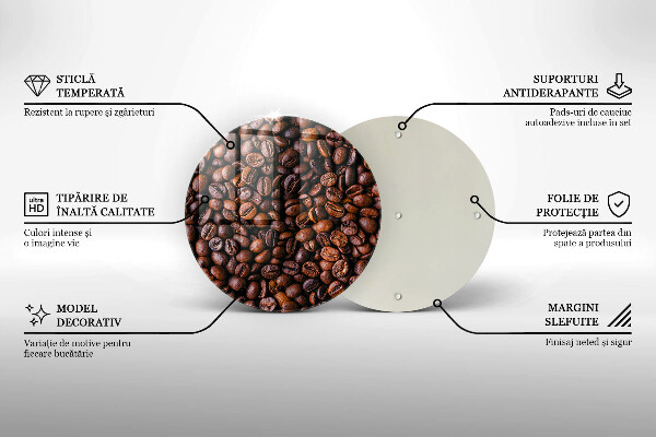 Tocător de bucătărie Boabe de cafea
